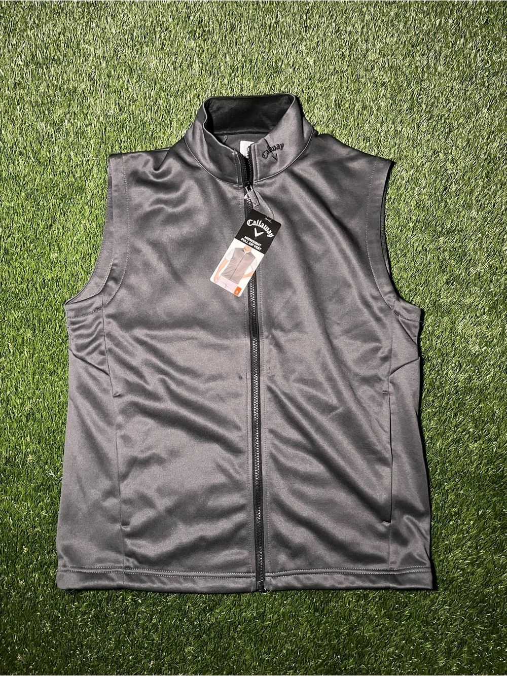 Callaway Men's Weather Series Midweight Zip-Front Golf Vest